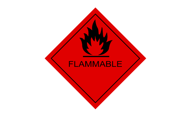 flammable materials